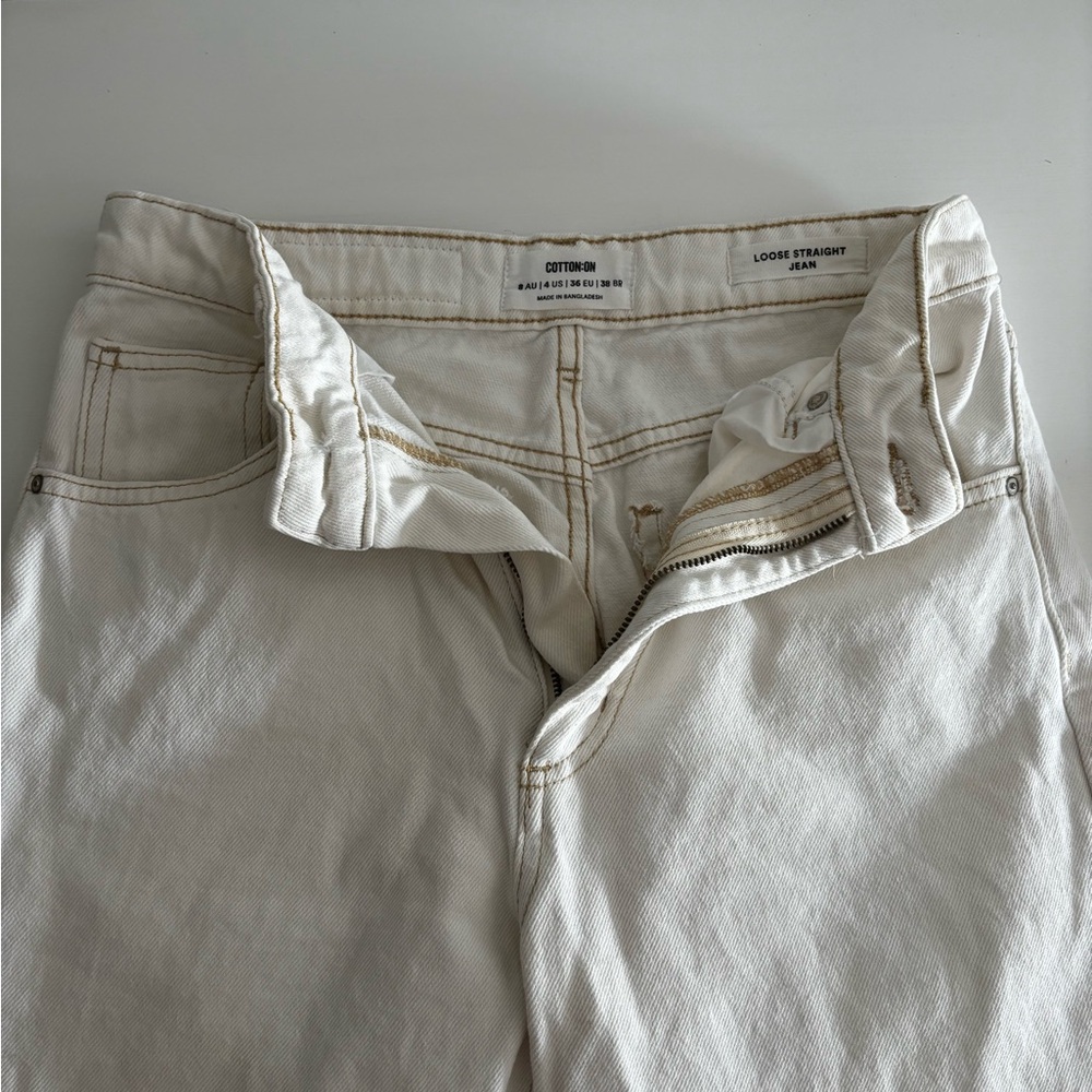 Cotton On White Jeans
